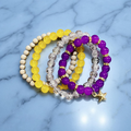 Colorful Beaded Bracelet Stack